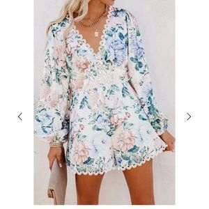 Floral Romper, medium - brand new never worn!